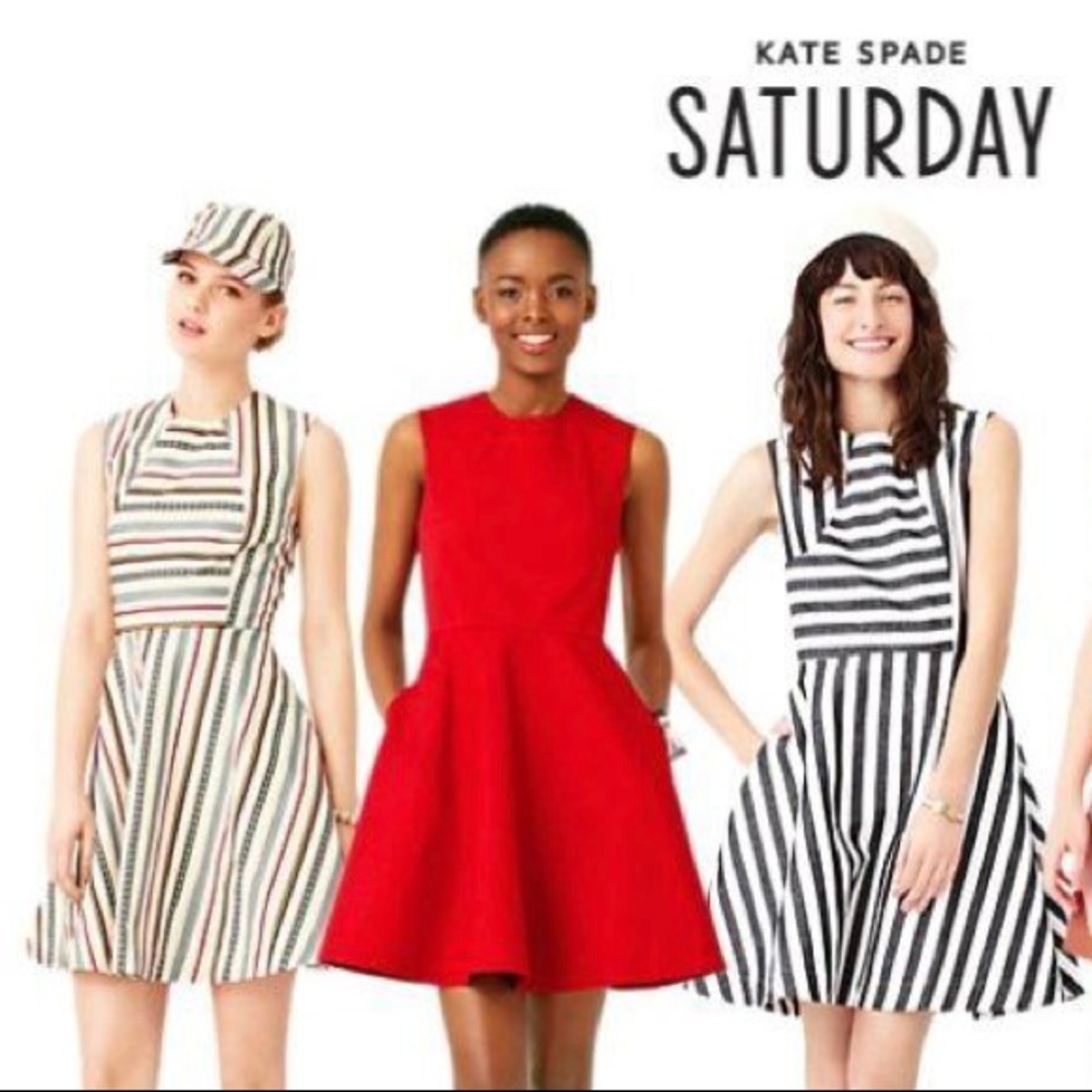 TT: Kate Spade Saturday Pinstripe Skater Dress